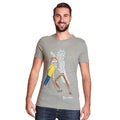 Productafbeelding Rick and Morty - Morty Eye Edit Distressed T-Shirt grijs