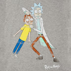 Productafbeelding Rick and Morty - Morty Eye Edit Distressed T-Shirt grijs