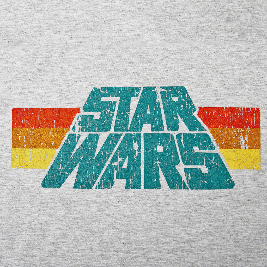 Productafbeelding Star Wars - Vintage 77 Logo T-Shirt Grijs