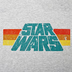Productafbeelding Star Wars - Vintage 77 Logo T-Shirt Grijs