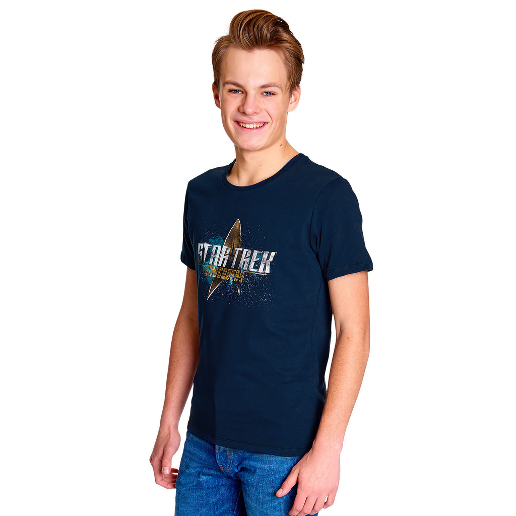 Productafbeelding Star Trek - Discovery Logo T-Shirt blauw