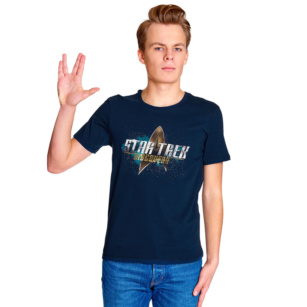Productafbeelding Star Trek - Discovery Logo T-Shirt blauw