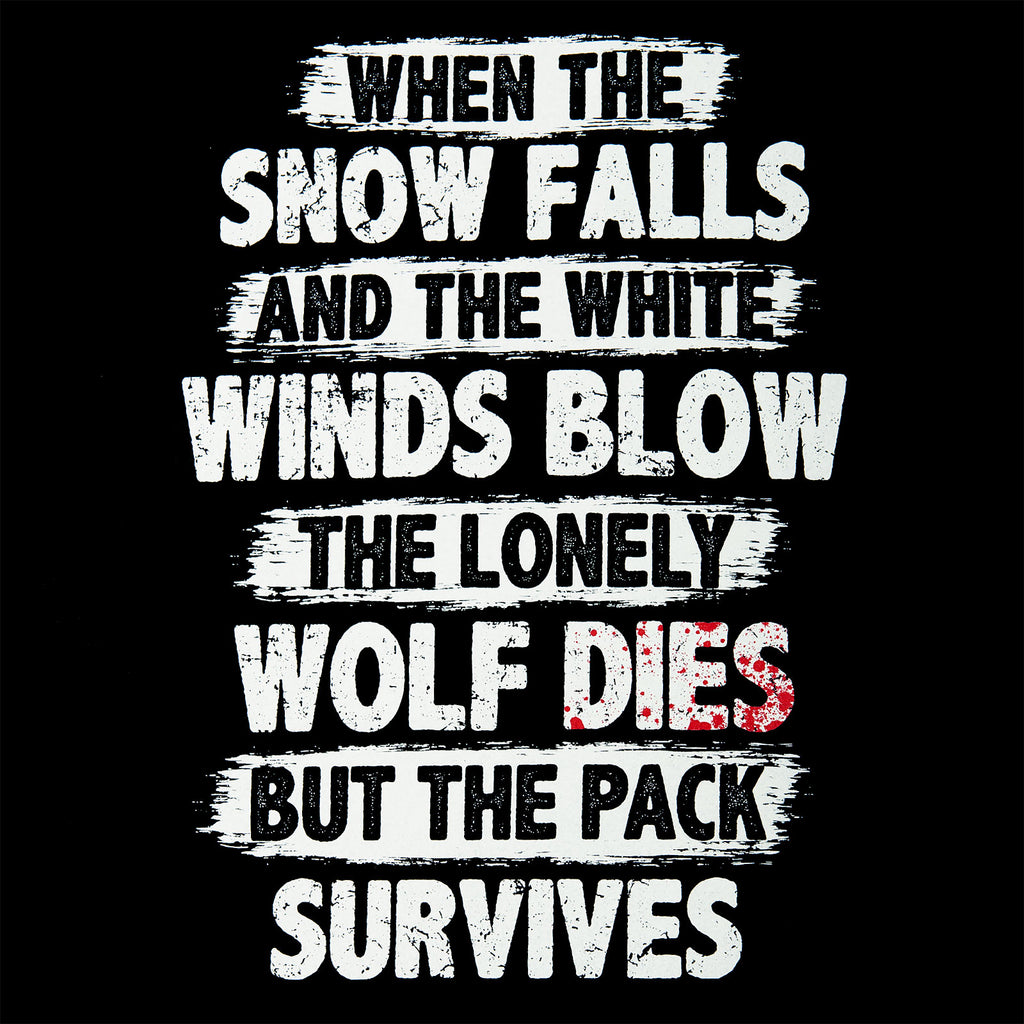 Productafbeelding Het 'The Pack Survives' T-shirt zwart