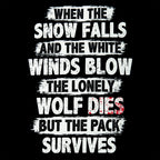 Productafbeelding Het 'The Pack Survives' T-shirt zwart
