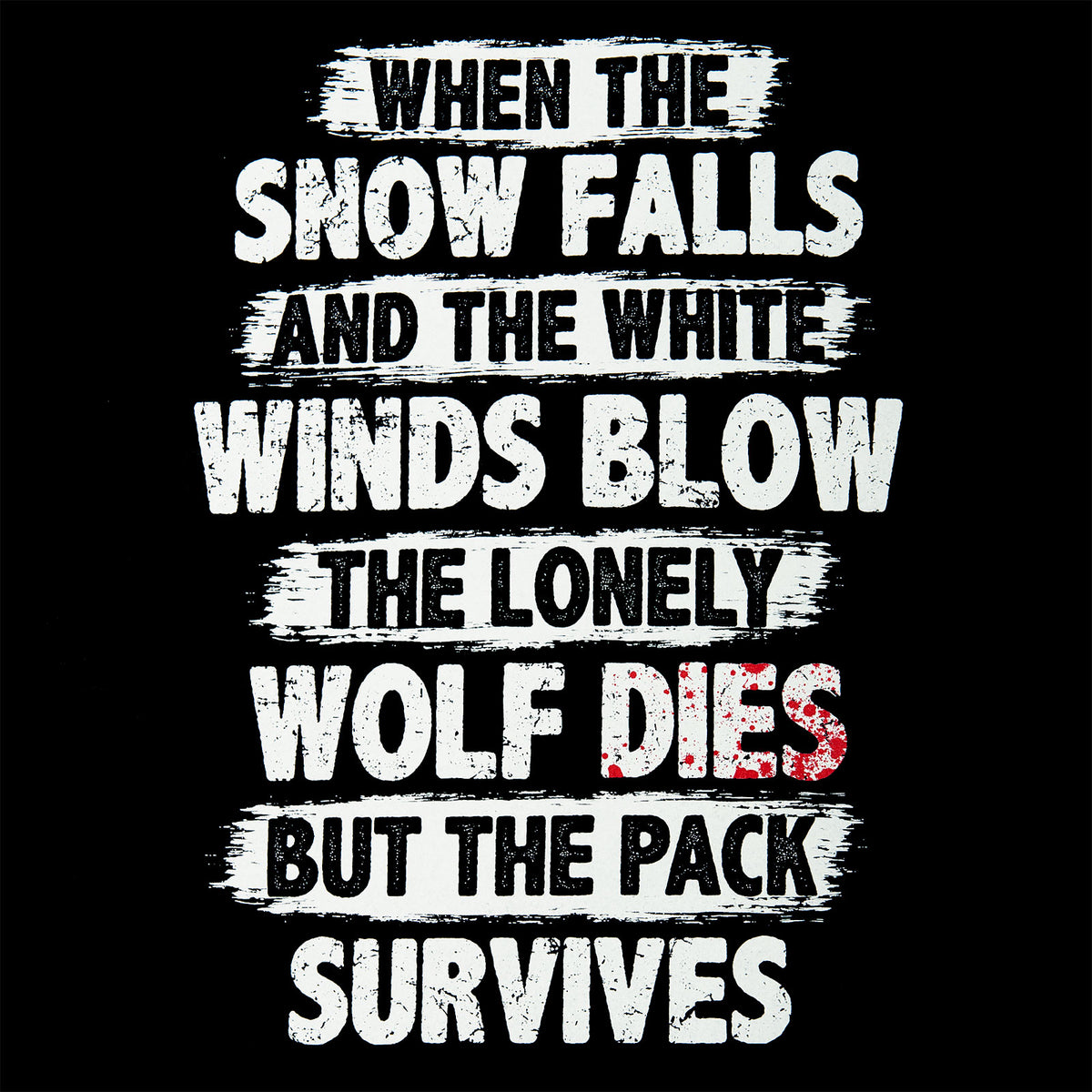 Product image The Pack Survives T-Shirt black