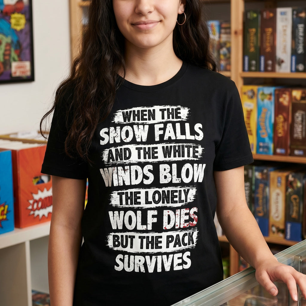 Productafbeelding Het 'The Pack Survives' T-shirt zwart