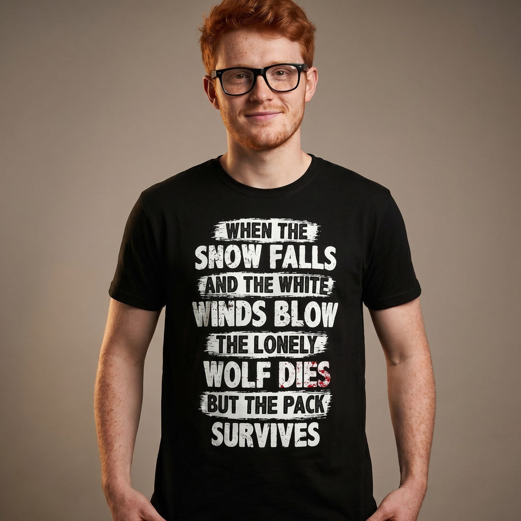 Productafbeelding Het 'The Pack Survives' T-shirt zwart
