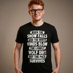 Productafbeelding Het 'The Pack Survives' T-shirt zwart