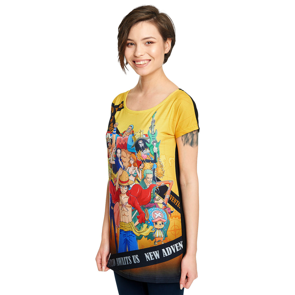 Productafbeelding One Piece - Crew New World Dames Losse Pasvorm T-shirt
