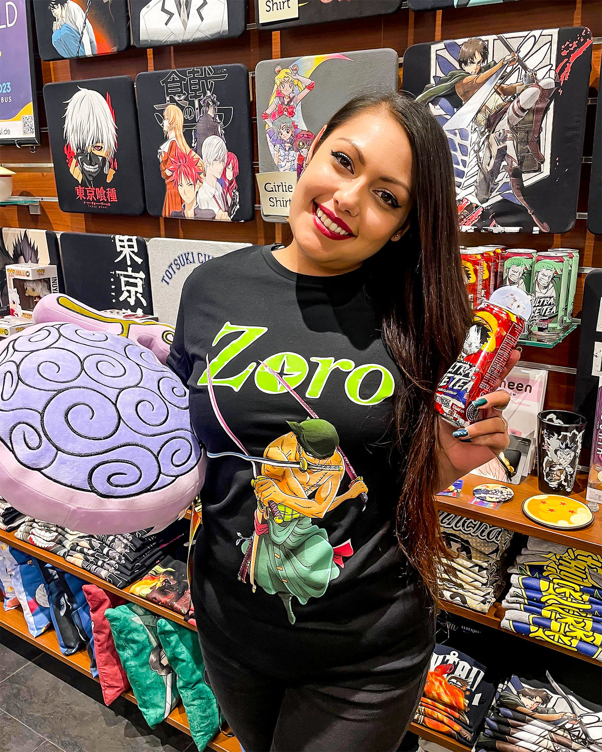 Productafbeelding One Piece - Zoro T-shirt zwart