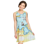 Productafbeelding One Piece - East Blue Map Minijurk