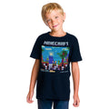 Productafbeelding Minecraft - Brawler Retro T-Shirt Kinderen blauw