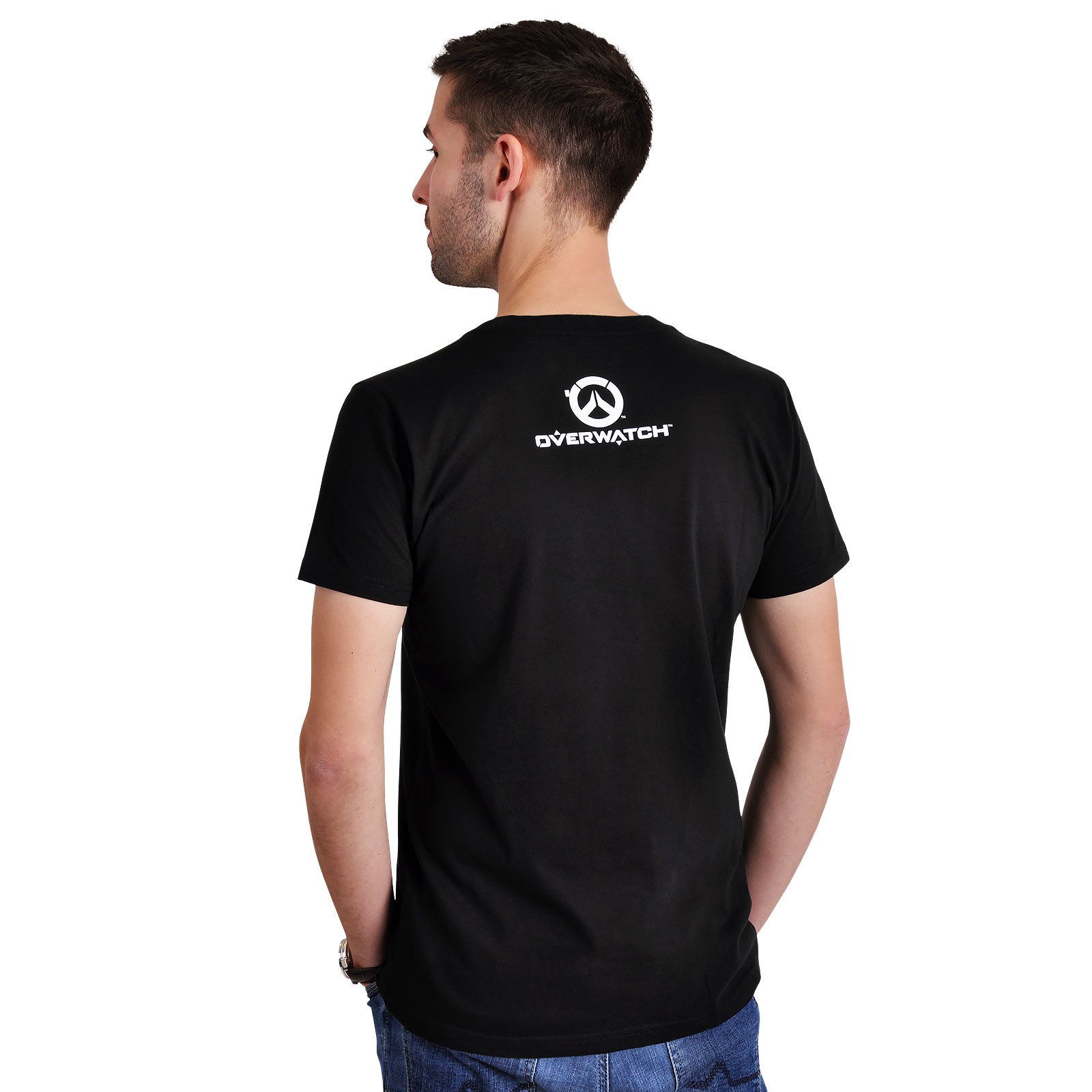 Productafbeelding Overwatch - Reaper Spray Logo T-Shirt zwart