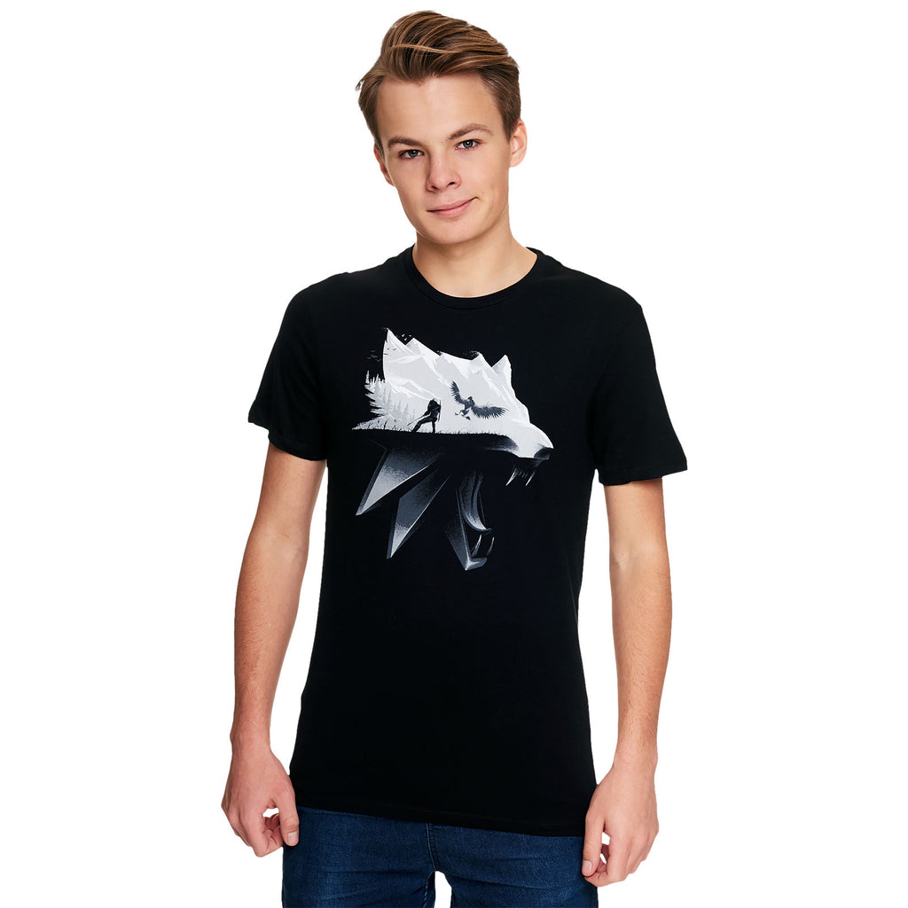 Product image Witcher - Wolf Silhouette T-Shirt Black