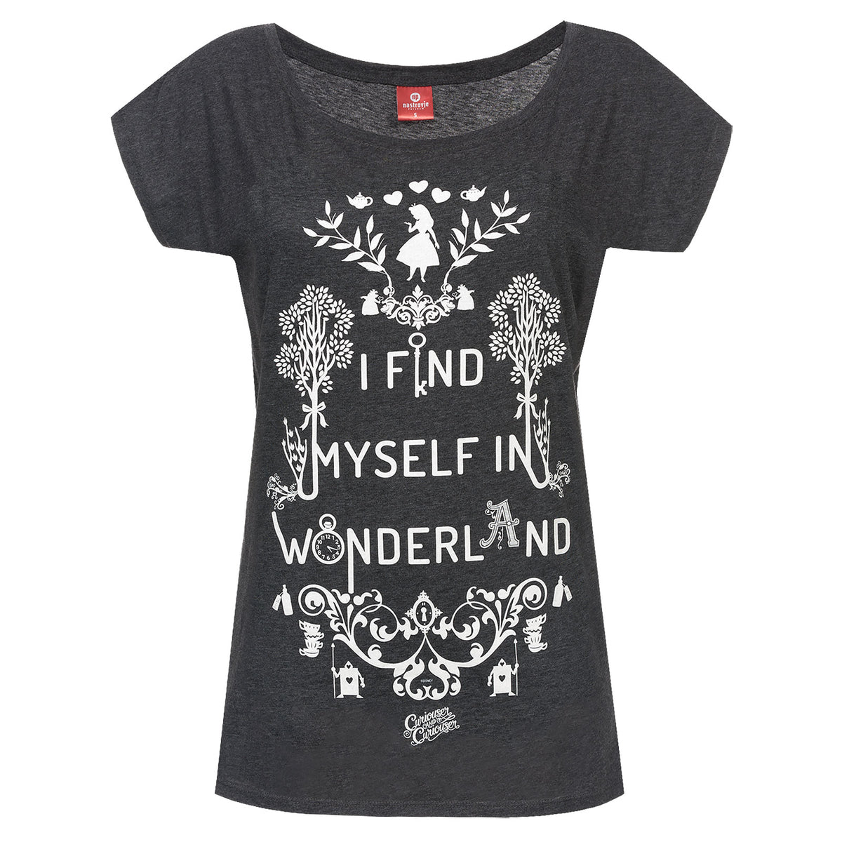 Product image Alice in Wonderland - Wonderland Women's Loose Fit T-Shirt Grey