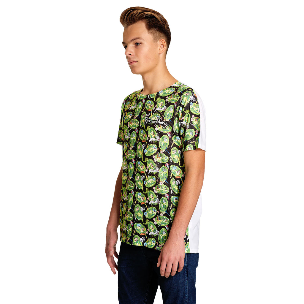 Productafbeelding Rick en Morty - Portal Invasion T-shirt
