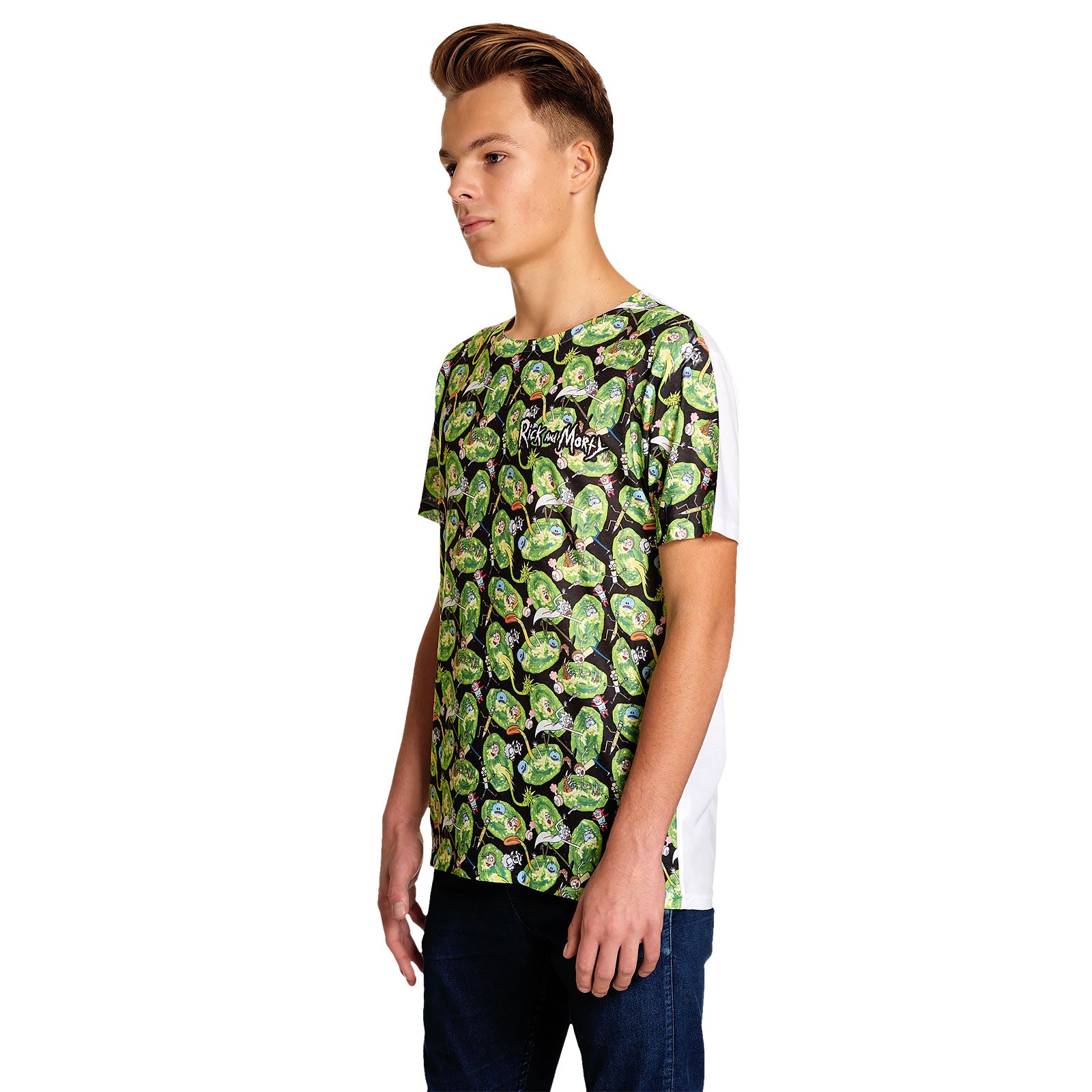 Productafbeelding Rick en Morty - Portal Invasion T-shirt