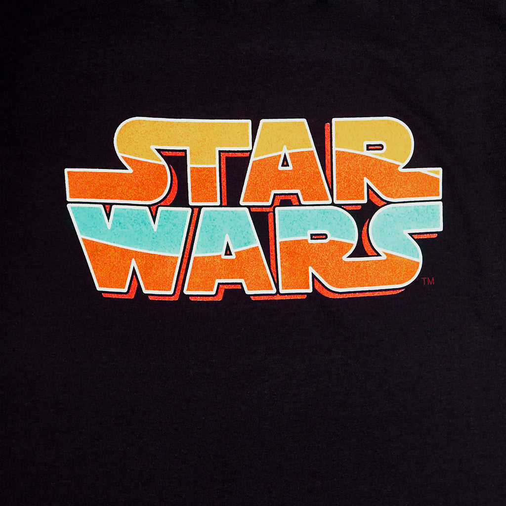 Productafbeelding Star Wars - Vintage Logo Dames T-Shirt Zwart