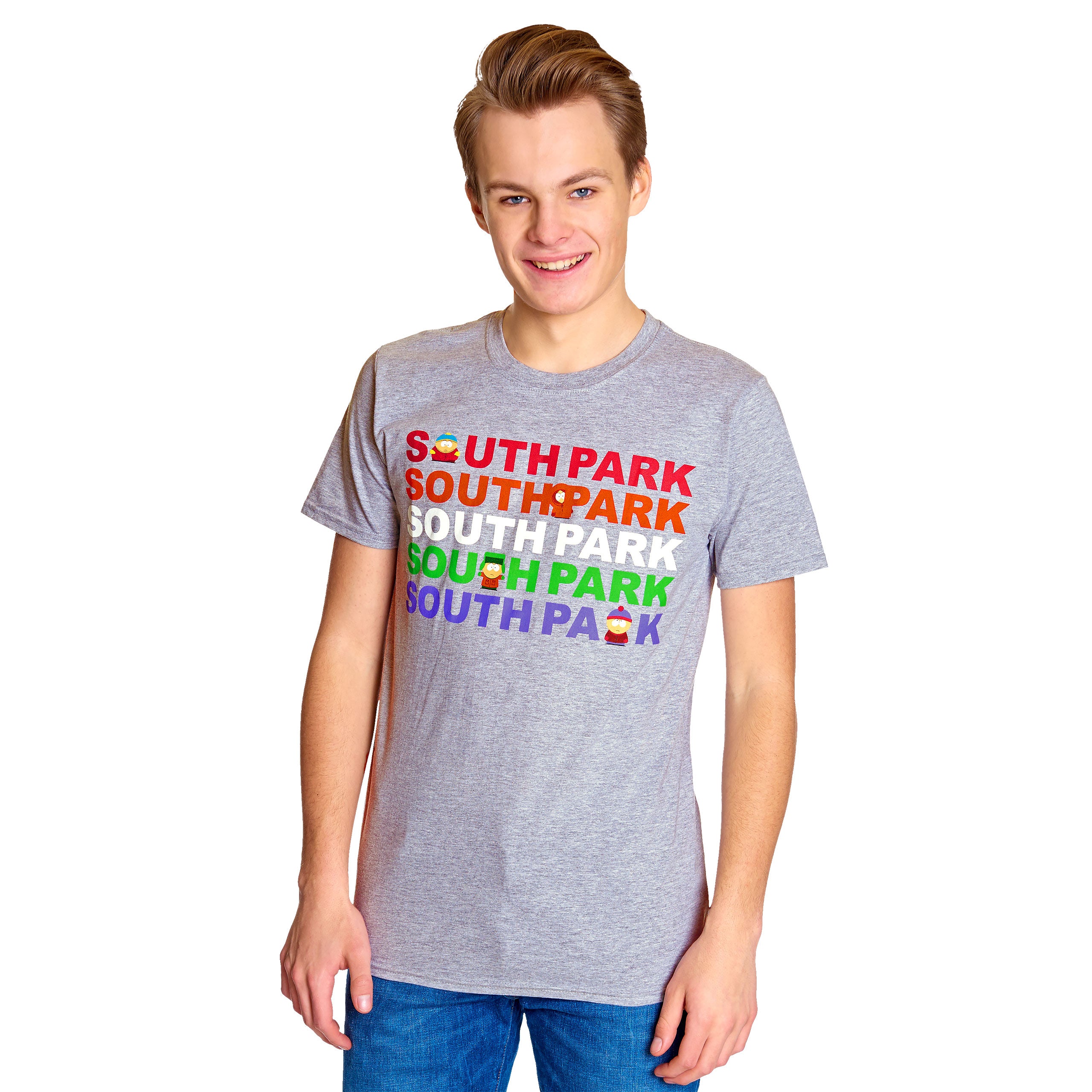 Productafbeelding South Park - Groepslogo T-Shirt Grijs