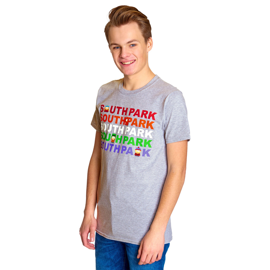Productafbeelding South Park - Groepslogo T-Shirt Grijs