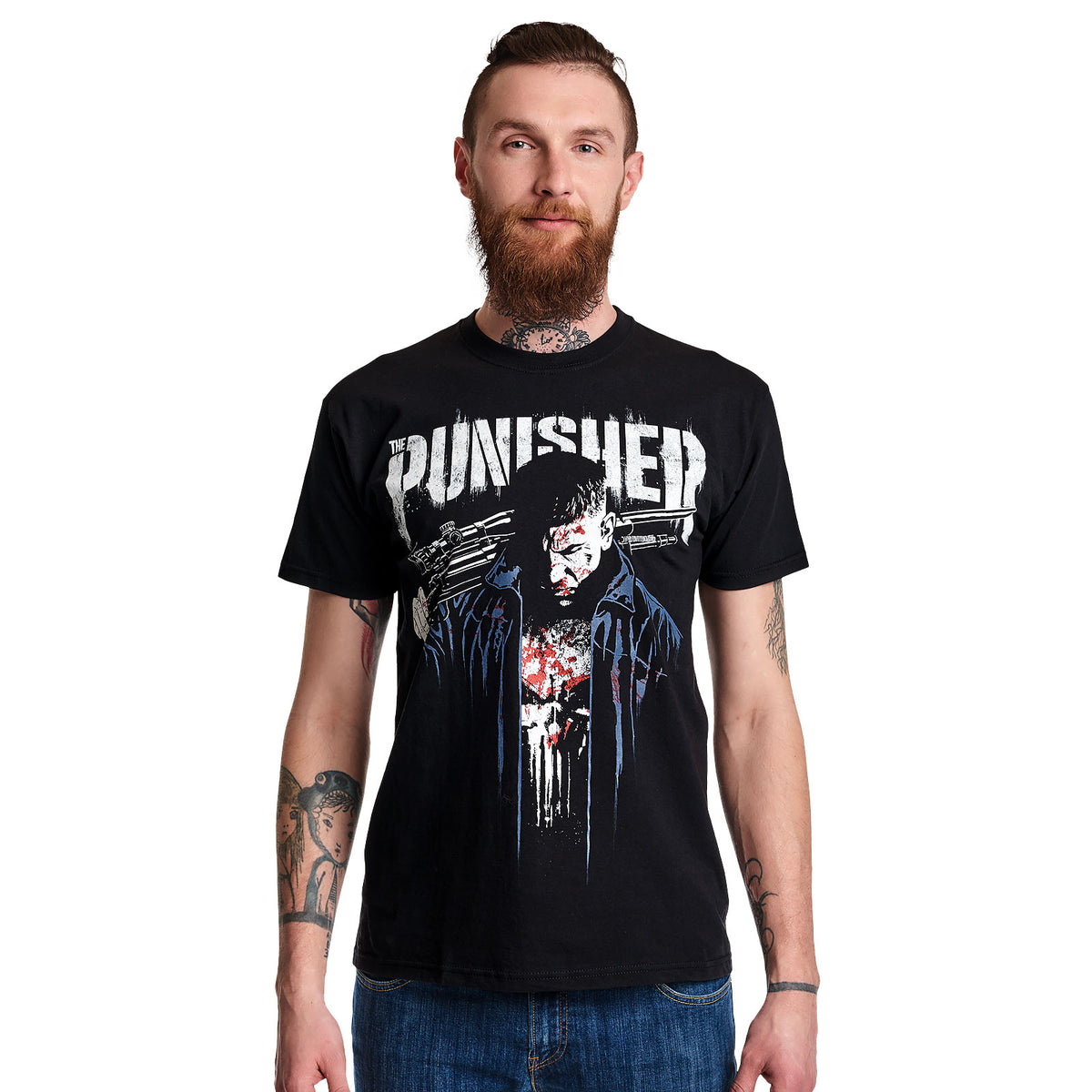 Productafbeelding Punisher - Dressed in Blood T-Shirt zwart