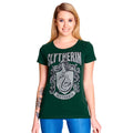 Productafbeelding Harry Potter - Slytherin Wapen Dames T-shirt Groen
