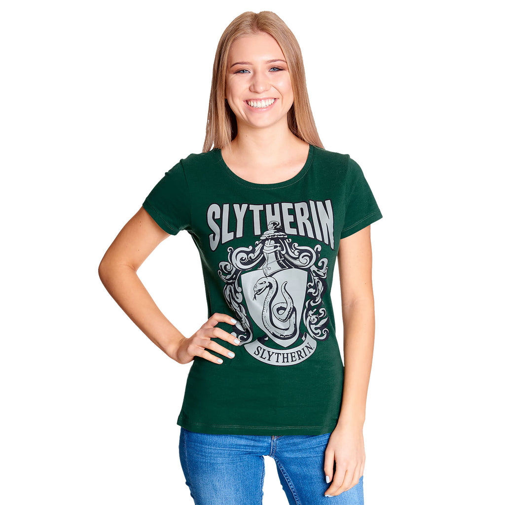 Productafbeelding Harry Potter - Slytherin Wapen Dames T-shirt Groen