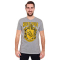 Productafbeelding Harry Potter - Hufflepuff Wapen T-shirt grijs