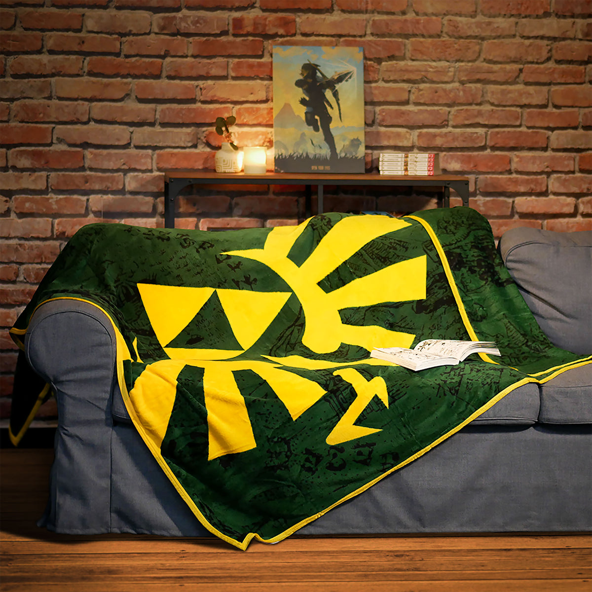 Productafbeelding Zelda - Hyrule Logo Pluche Deken