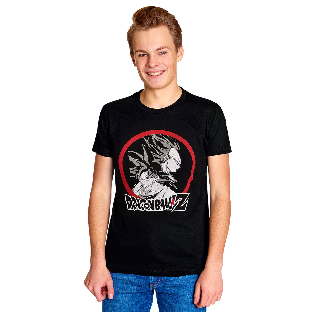 Productafbeelding Dragon Ball Z - Goku vs Vegeta T-Shirt zwart