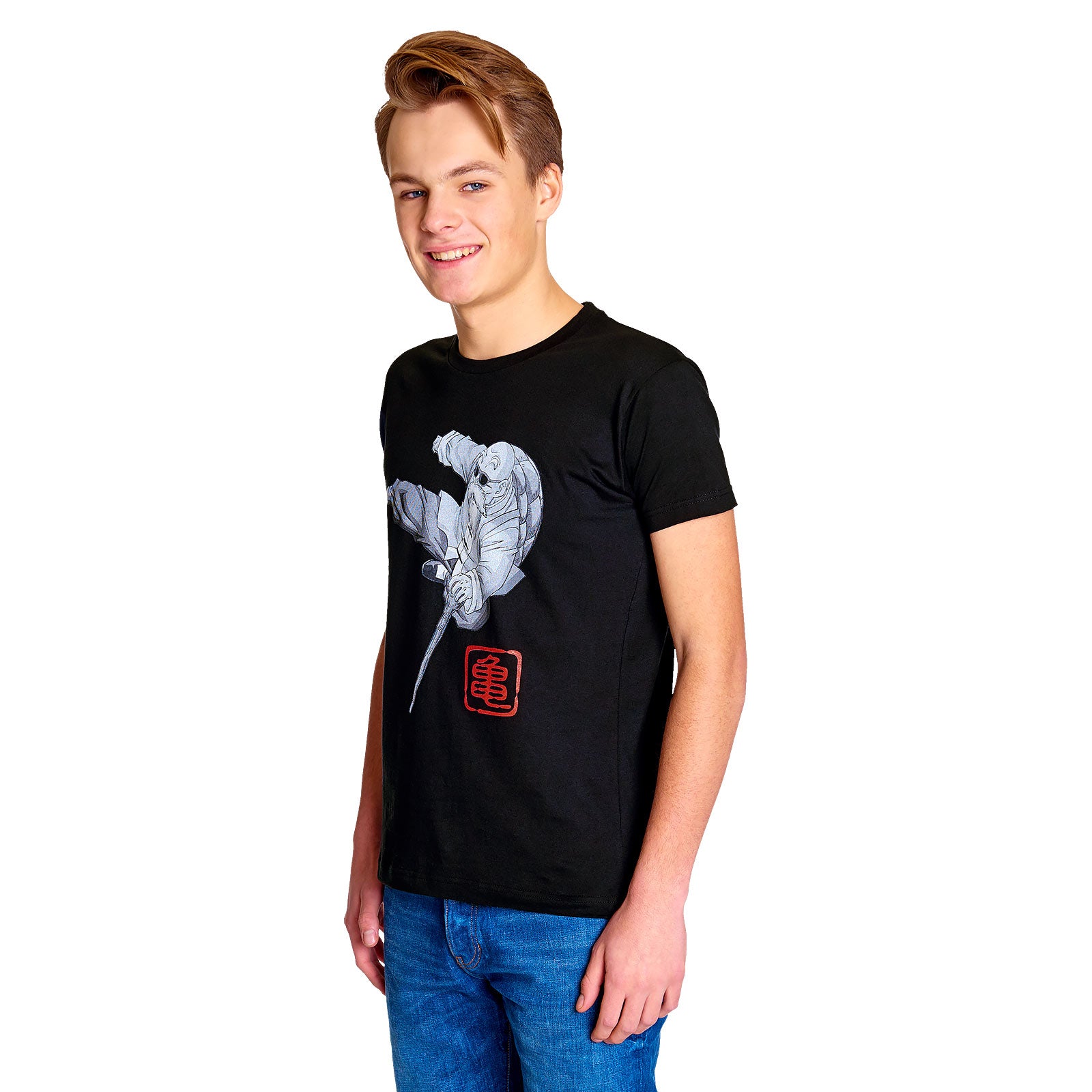 Productafbeelding Dragon Ball Z - Muten Roshi Kick T-Shirt Zwart