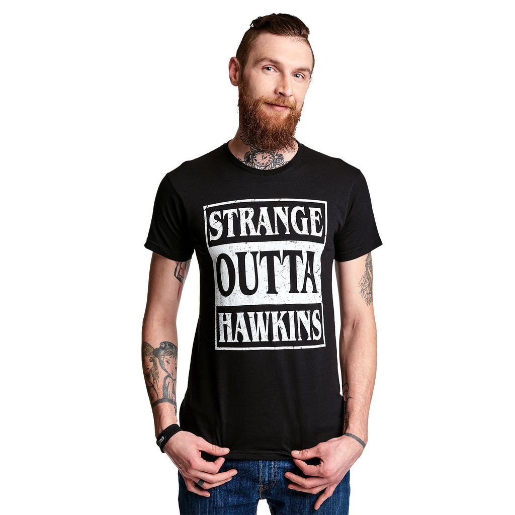 Productafbeelding Strange Outta Hawkins T-Shirt Zwart