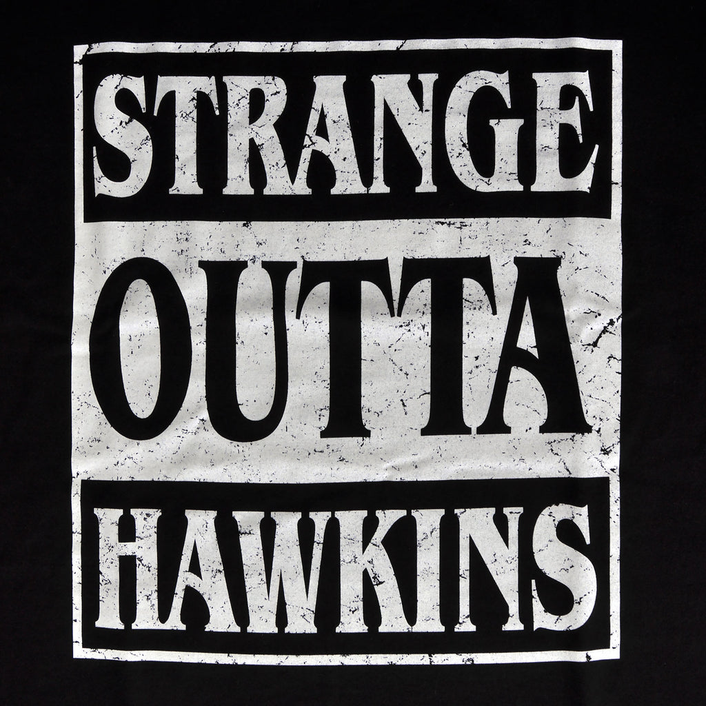 Productafbeelding Strange Outta Hawkins T-Shirt Zwart