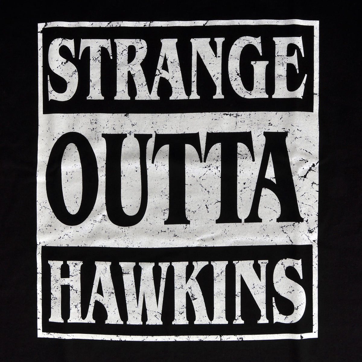 Productafbeelding Strange Outta Hawkins T-Shirt Zwart