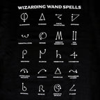 Productafbeelding Spells Chart T-Shirt voor Harry Potter Fans