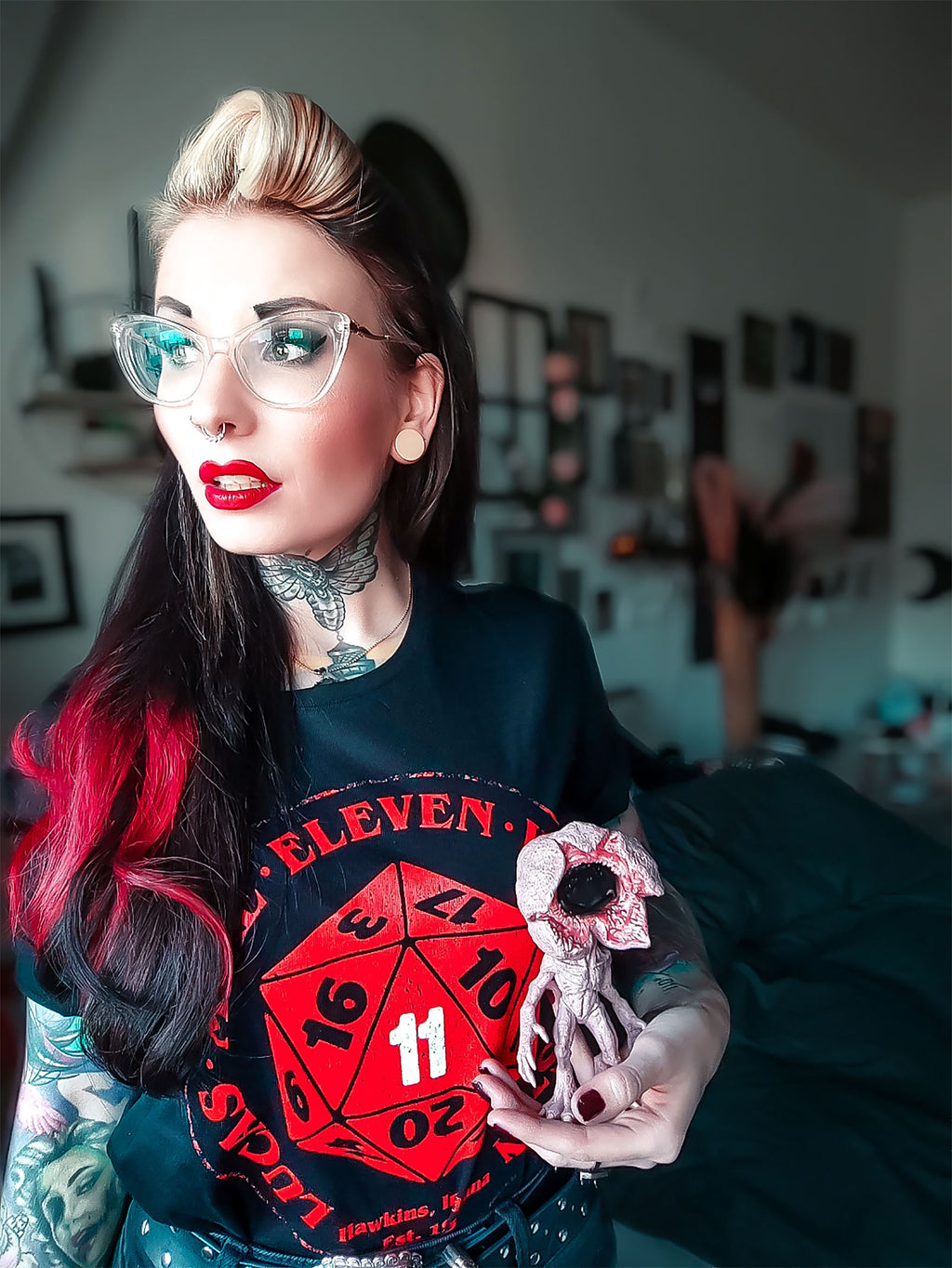 Productafbeelding Eleven Dice T-Shirt voor Stranger Things Fans