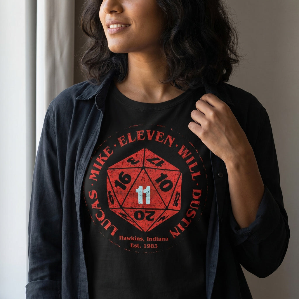 Productafbeelding Eleven Dice T-Shirt voor Stranger Things Fans