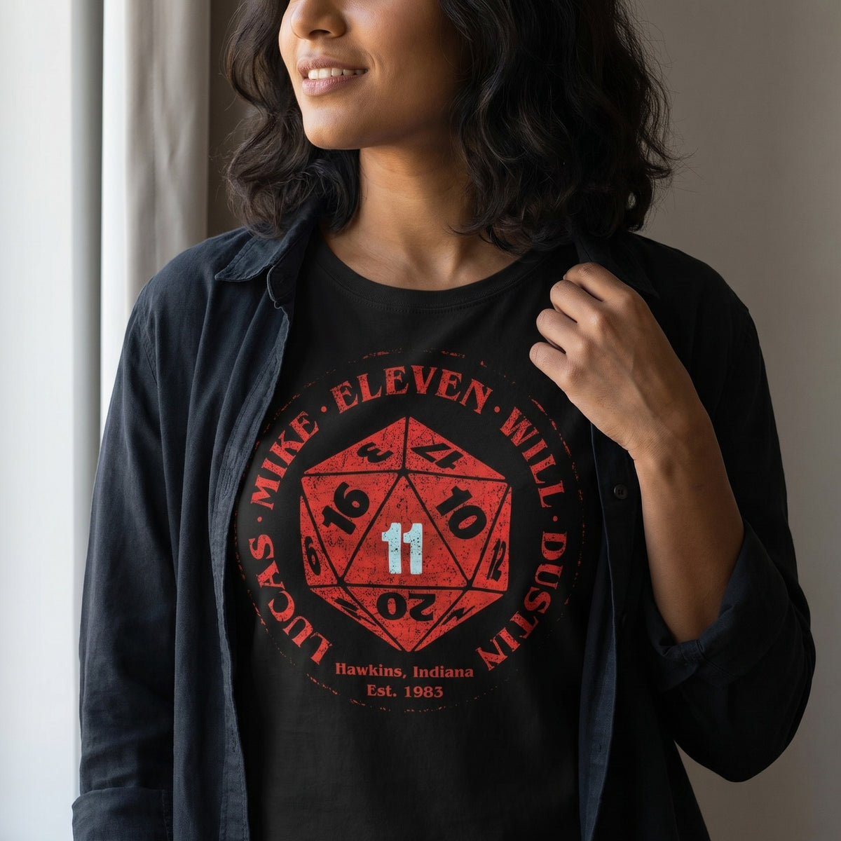 Productafbeelding Eleven Dice T-Shirt voor Stranger Things Fans