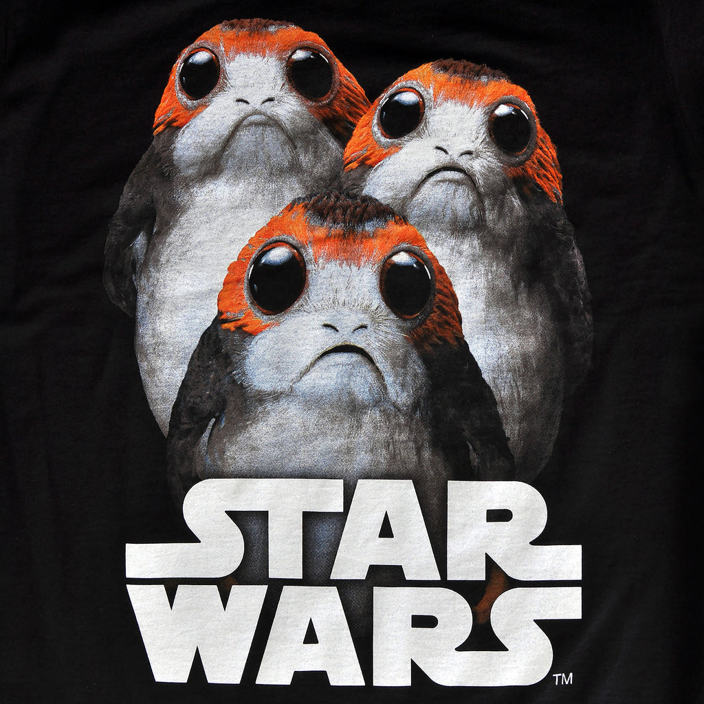 Productafbeelding Star Wars - Triple Porg T-Shirt Zwart