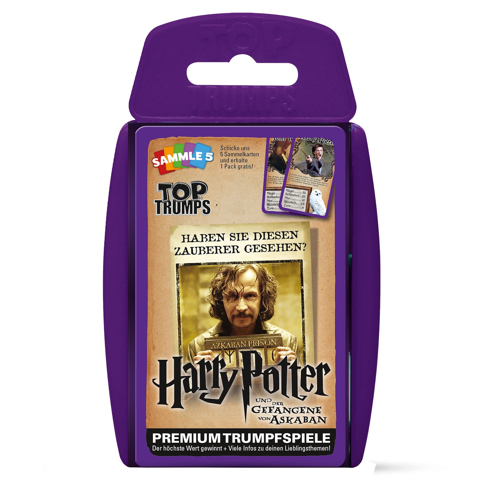 Productafbeelding Harry Potter en de Gevangene van Azkaban Top Trumps Speelkaarten
