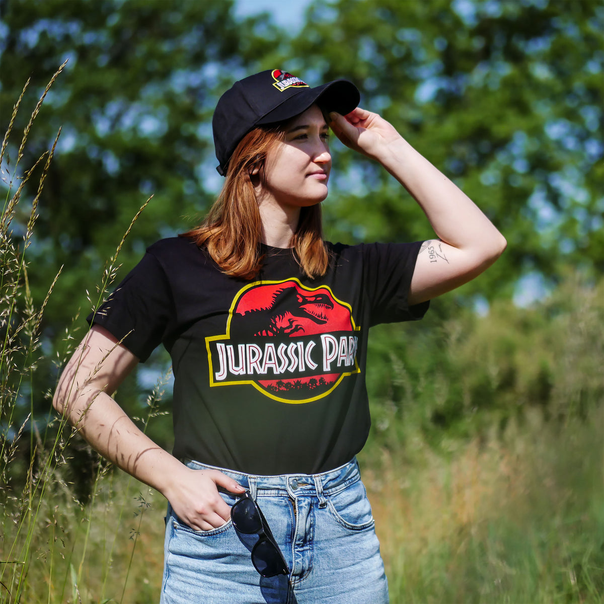 Productafbeelding Jurassic Park - Logo T-shirt zwart