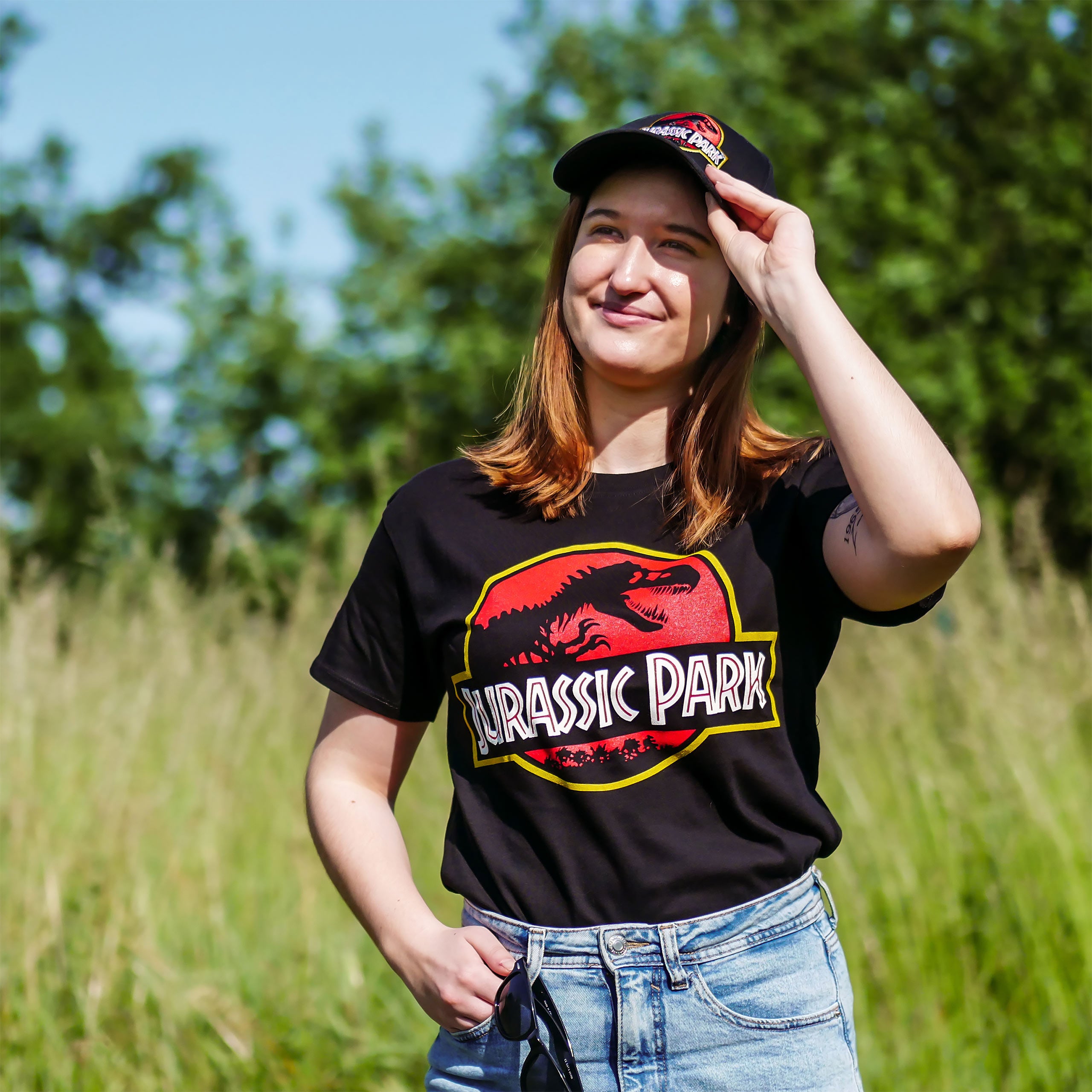 Productafbeelding Jurassic Park - Logo T-shirt zwart