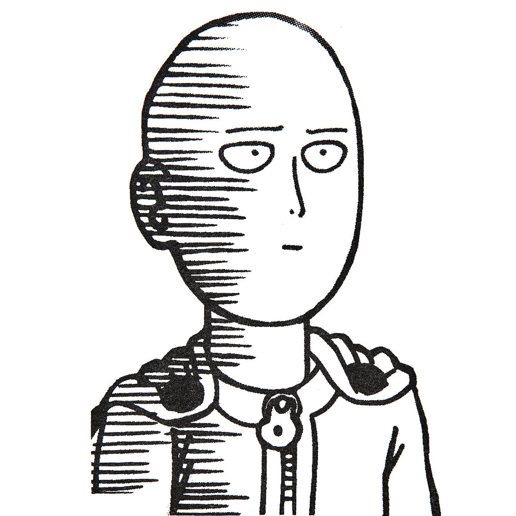 Productafbeelding One Punch Man - Saitama Sketch T-Shirt wit