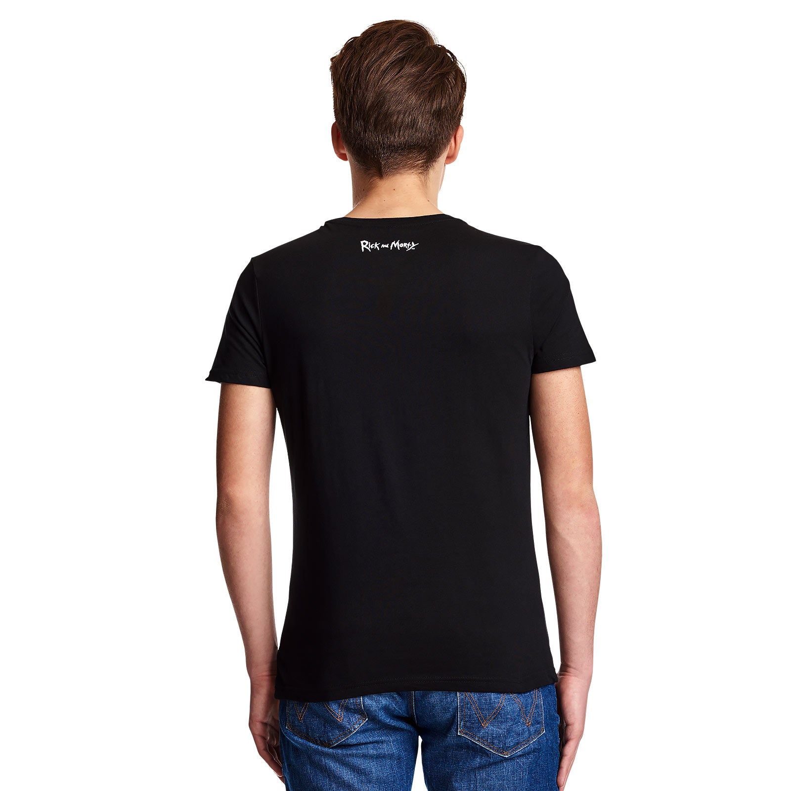 Productafbeelding Rick en Morty - Neon Rick Glow in the Dark T-Shirt Zwart