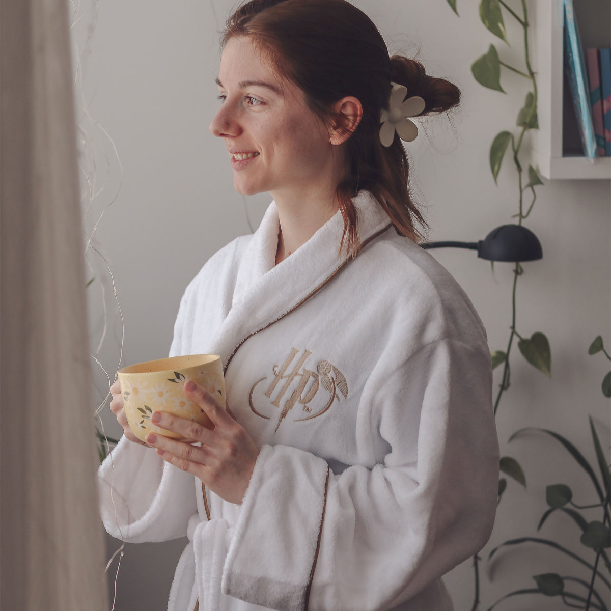 Product image Harry Potter - Golden Snitch Bathrobe Women White