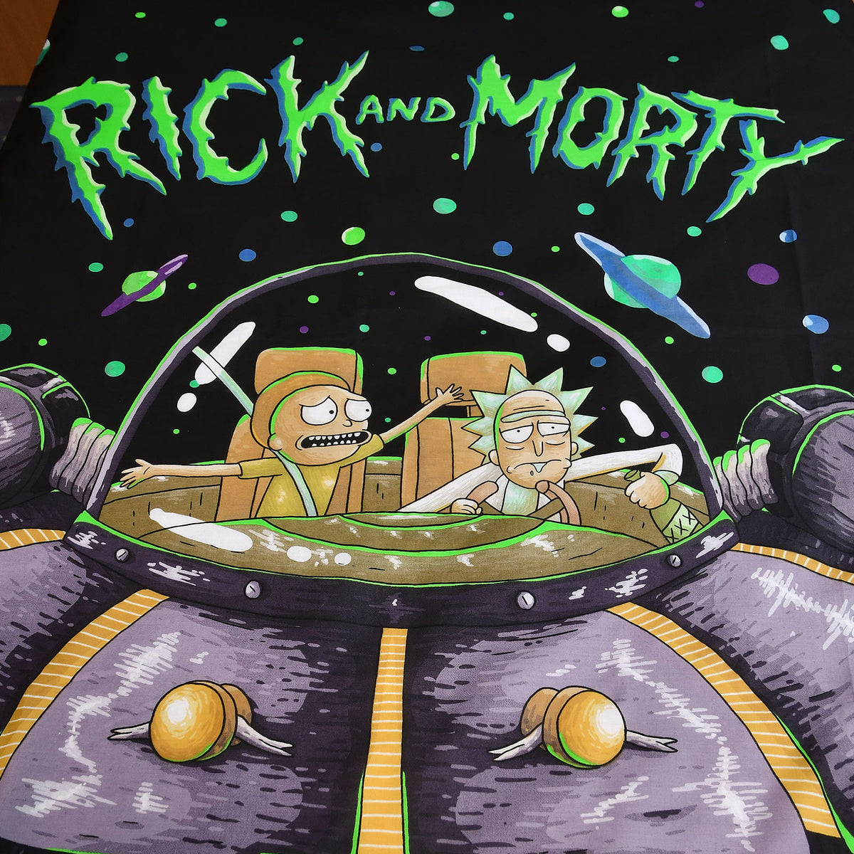 Productafbeelding Rick and Morty - Space Cruiser Omkeerbaar beddengoed