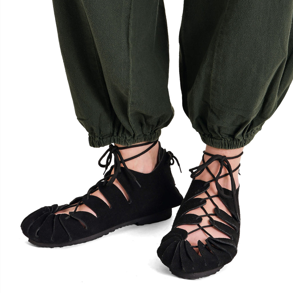 Product image Medieval tie shoes black
