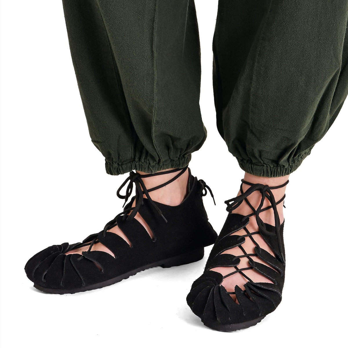 Product image Medieval tie shoes black