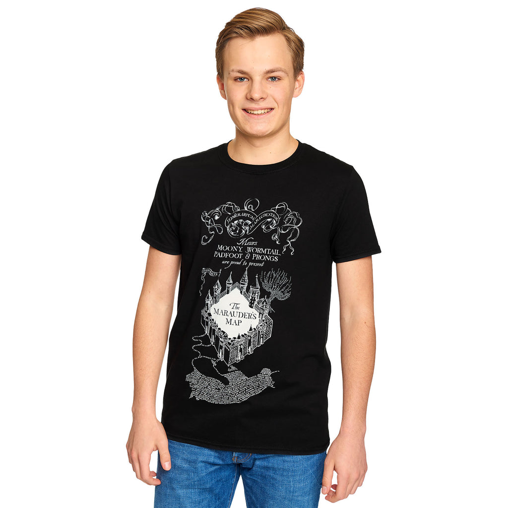 Productafbeelding Harry Potter - Marauders Map T-shirt zwart