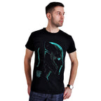 Productafbeelding Black Panther - Neon Face T-Shirt zwart